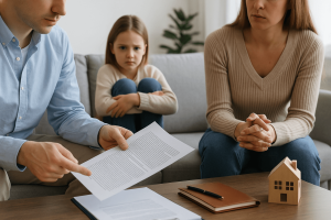 Séparation hors mariage : enfants et biens immobiliers